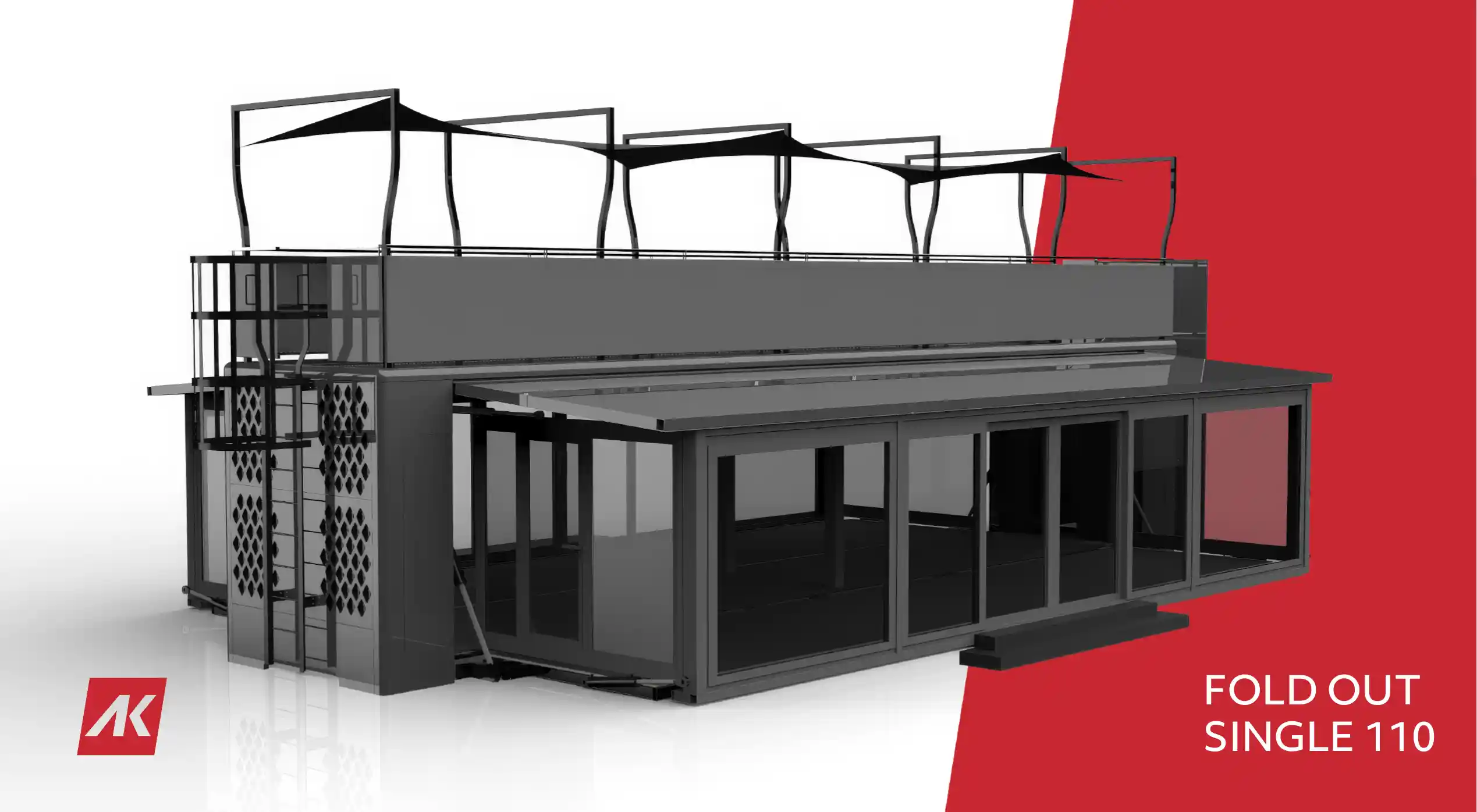 Ansicht des Fold Out Single (2/3)